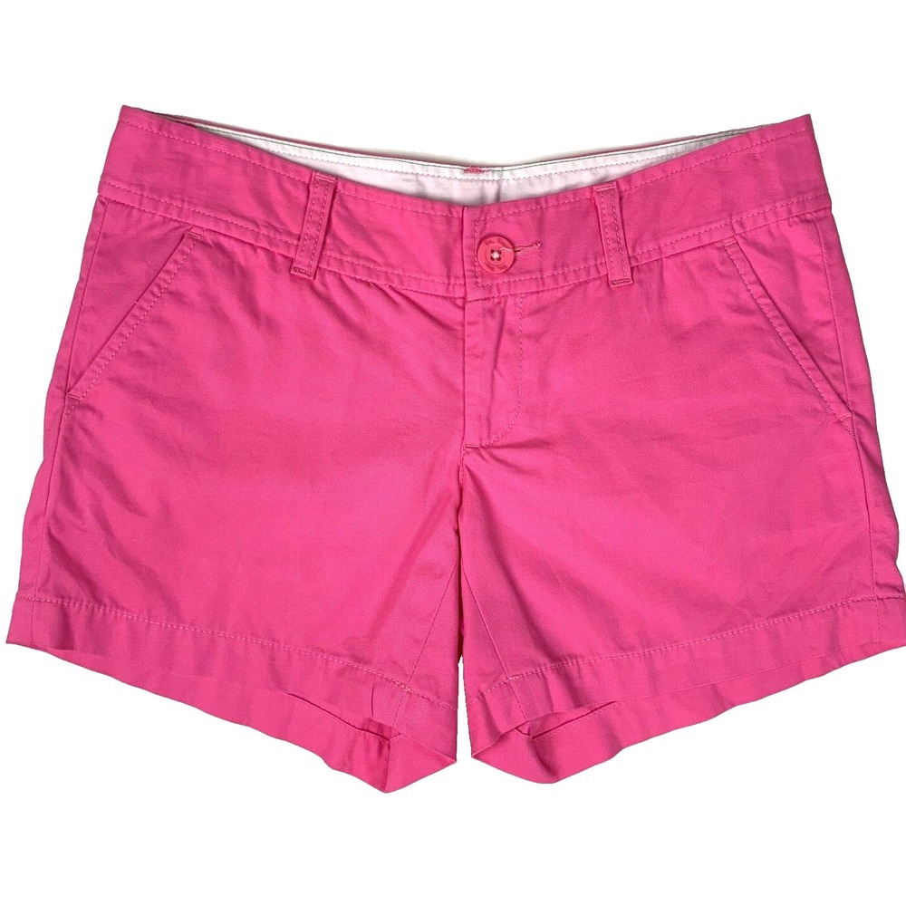 Lilly Pulitzer Callahan 5" Inseam Shorts sz 0‎ Hotty Pink Womens